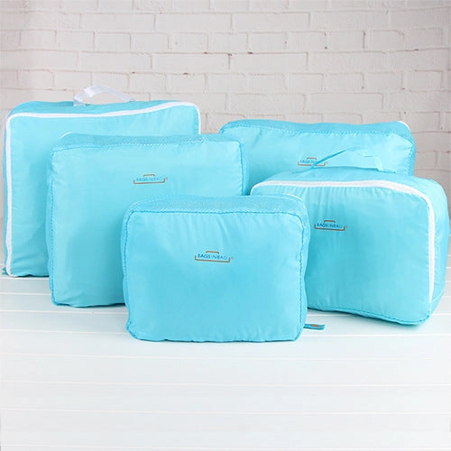 5PCS/Set Brand Unisex traveling bag in bag packing cubes luggage clothes storage bag organizer
