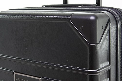 Marc New York Classic 24" Expandable Hardside Spinner, Black