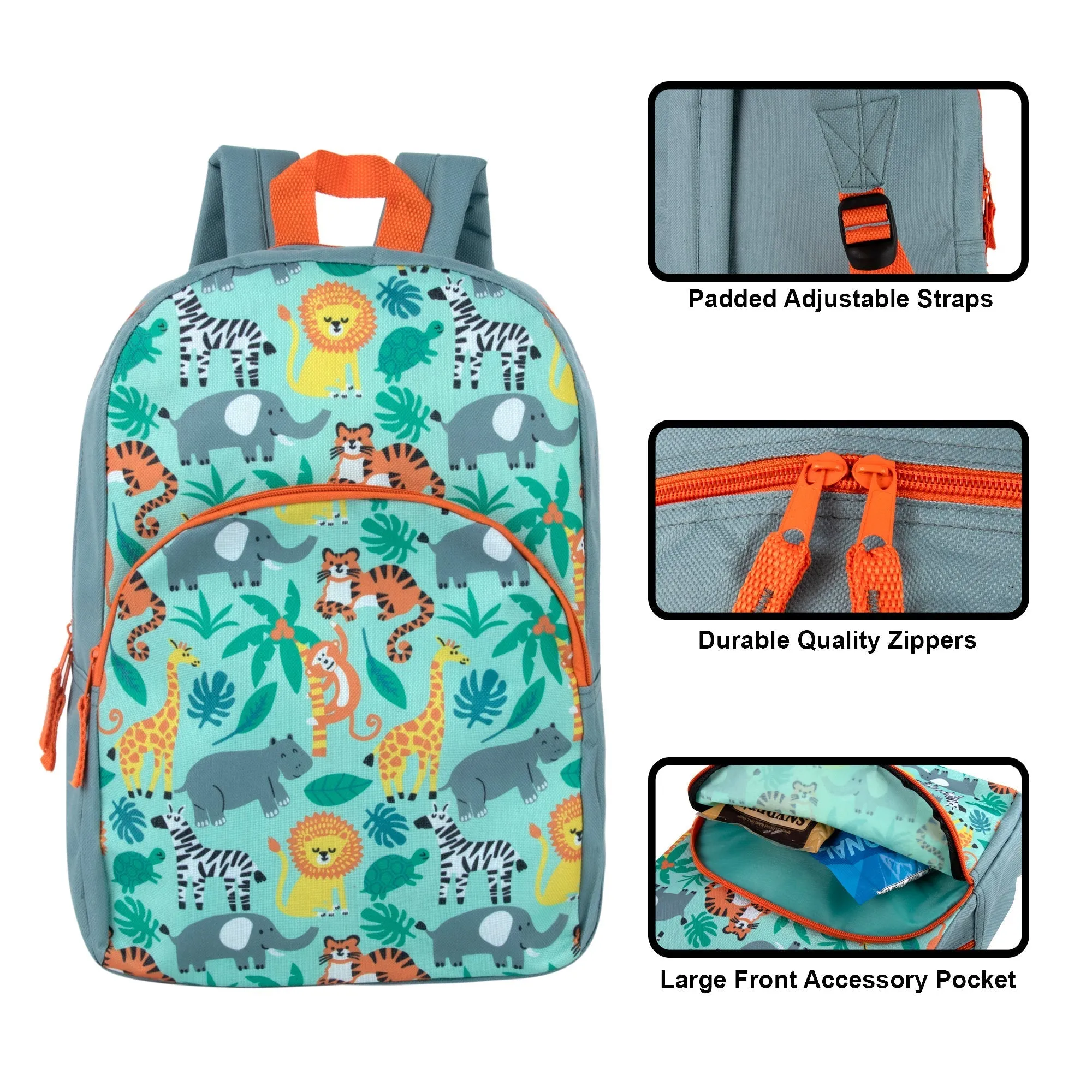 15-Inch Character Backpacks
