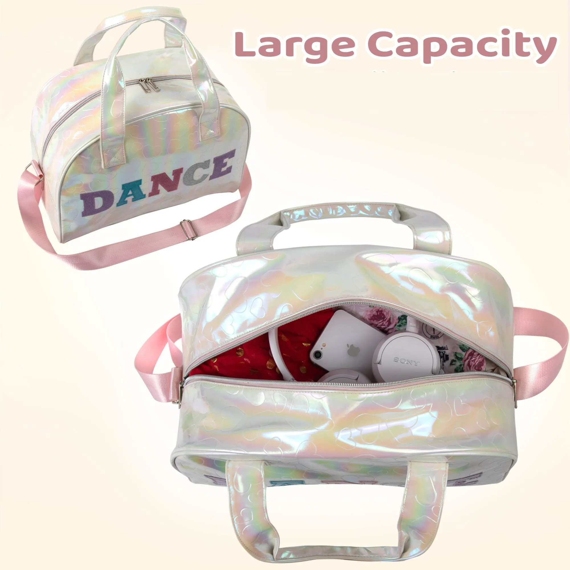 15 Inch Dance Dome Duffel Bag - 3 Color Choices