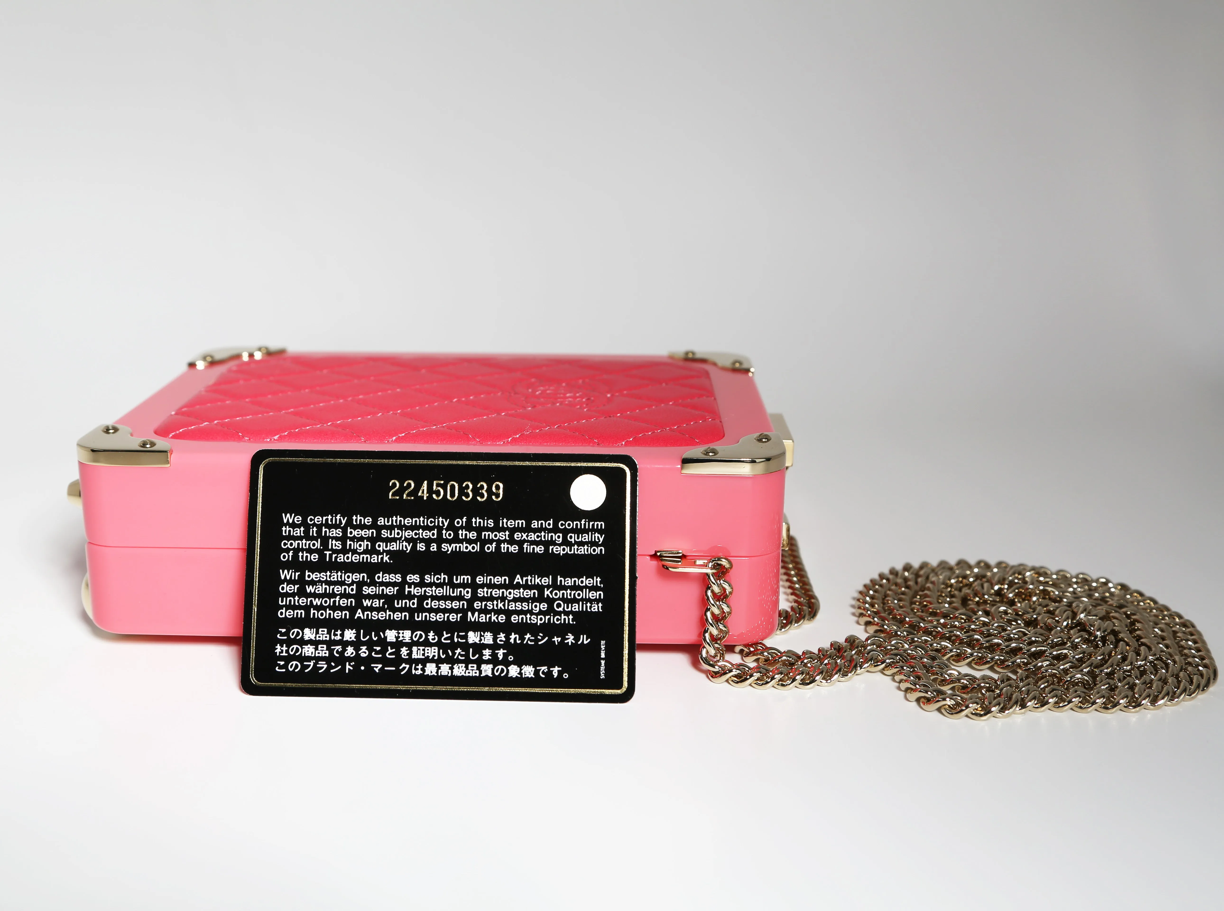 2016 SS Trolley Pink Minaudire