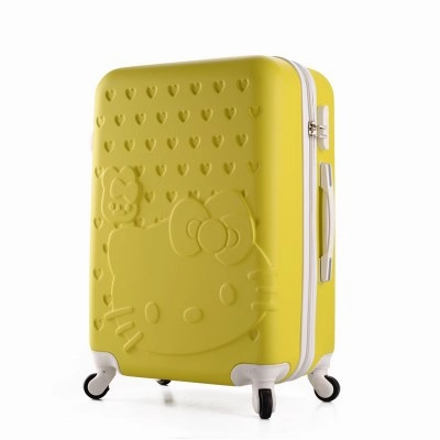 20Inch Women Hello Kitty Travel Suitcase,Spinner Bag Hello Kitty,Abs Luggage Bag,Girl Travel