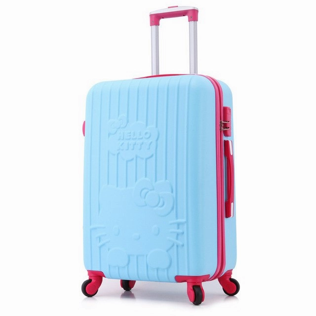 24 Inch,Travel Suitcases,Spinner Rolling Luggage Set,Hello Kitty Suitcase Set,Abs Luggage