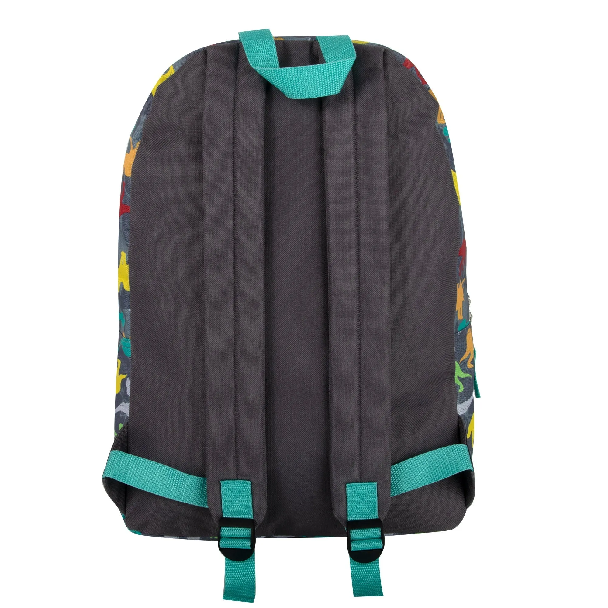 3 In 1 Dino Themed 17 Inch Backpack With Lunch Bag & Pencil Case