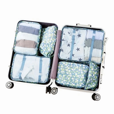 6Pcs/Set Convenient Travel Storage Bags Clothes Underwear Cosmetic Toiletry Organizer Luggage
