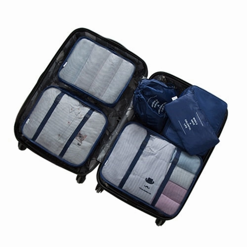 6Pcs/Set Convenient Travel Storage Bags Clothes Underwear Cosmetic Toiletry Organizer Luggage