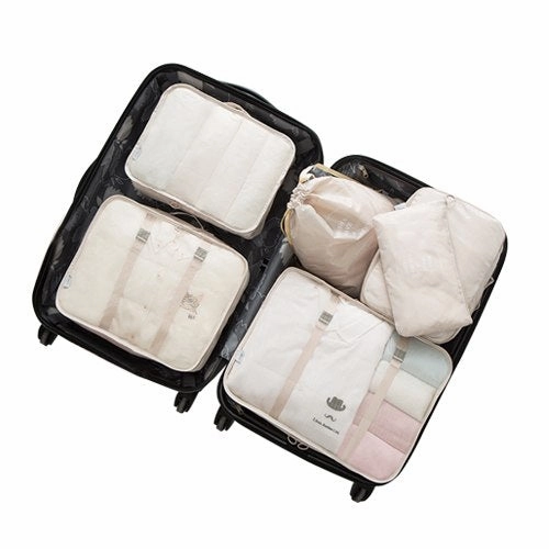 6Pcs/Set Convenient Travel Storage Bags Clothes Underwear Cosmetic Toiletry Organizer Luggage