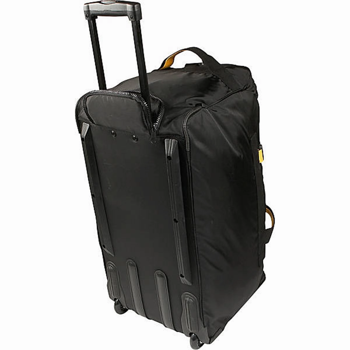 A.SAKS Rolling Trolley Duffel Bag 25-Inch Medium Check-In, Expandable with 2-Wheels and Telescoping Handle