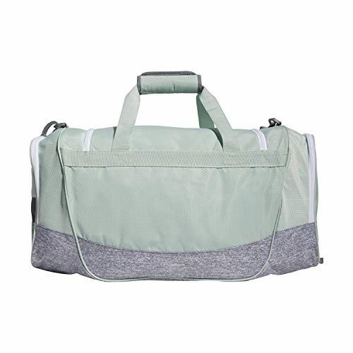 adidas Defender III Medium Duffel Bag, Green Tint/White, One Size