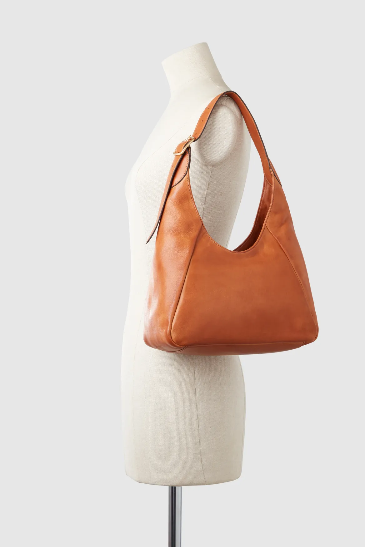 Alexa Leather Small Hobo Bag