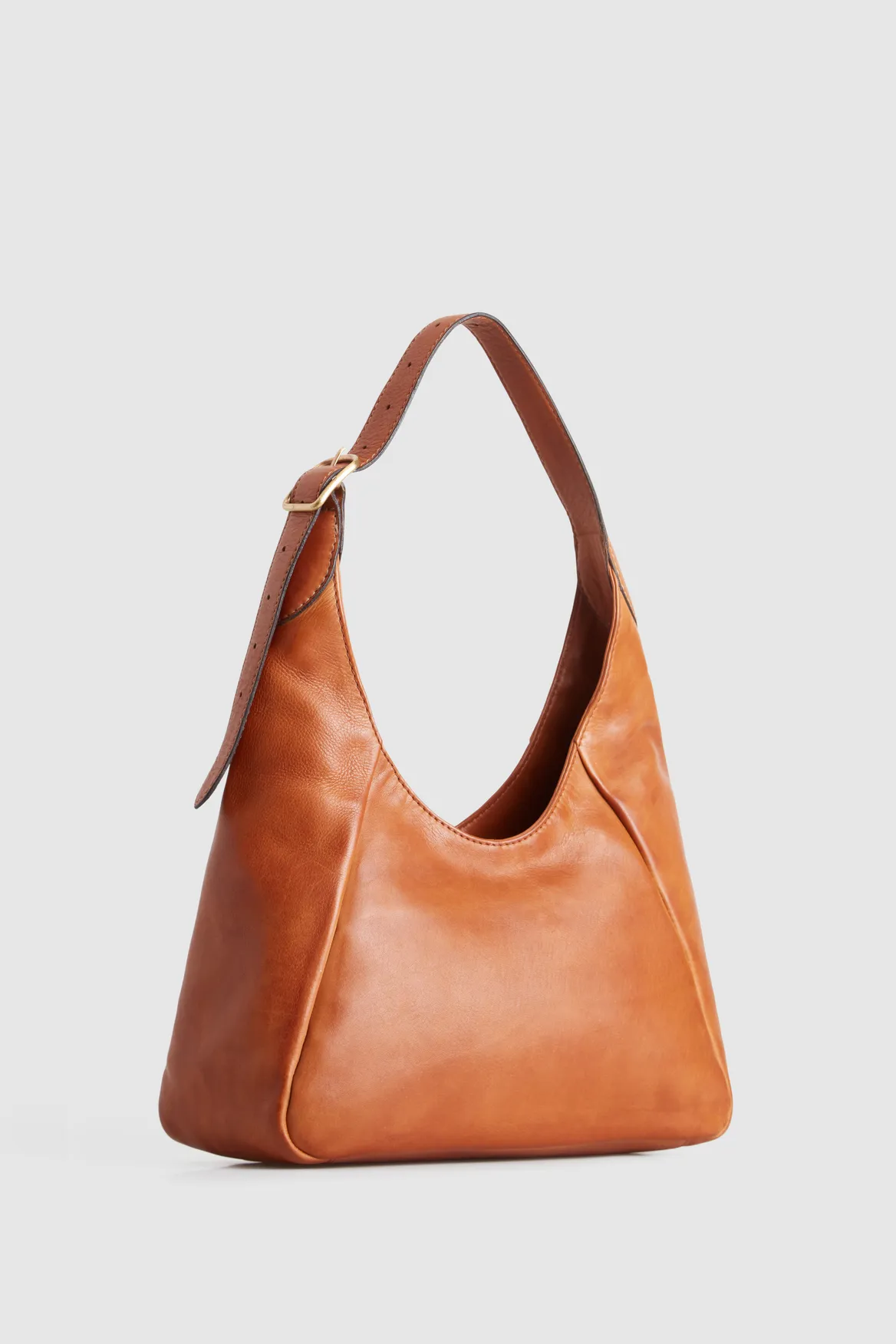Alexa Leather Small Hobo Bag