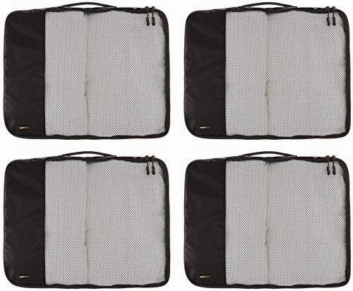 Amazonbasics 4-Piece Packing Cube Set - Large, Black