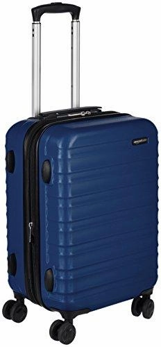 Amazonbasics Hardside Spinner Luggage - 28-Inch, Navy Blue