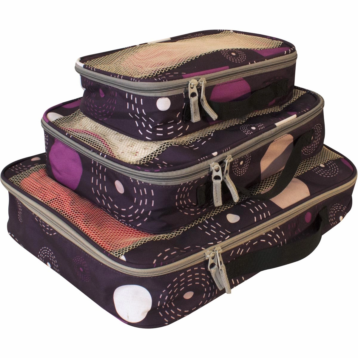 American Flyer Fireworks 3Pc Packing Cube Set