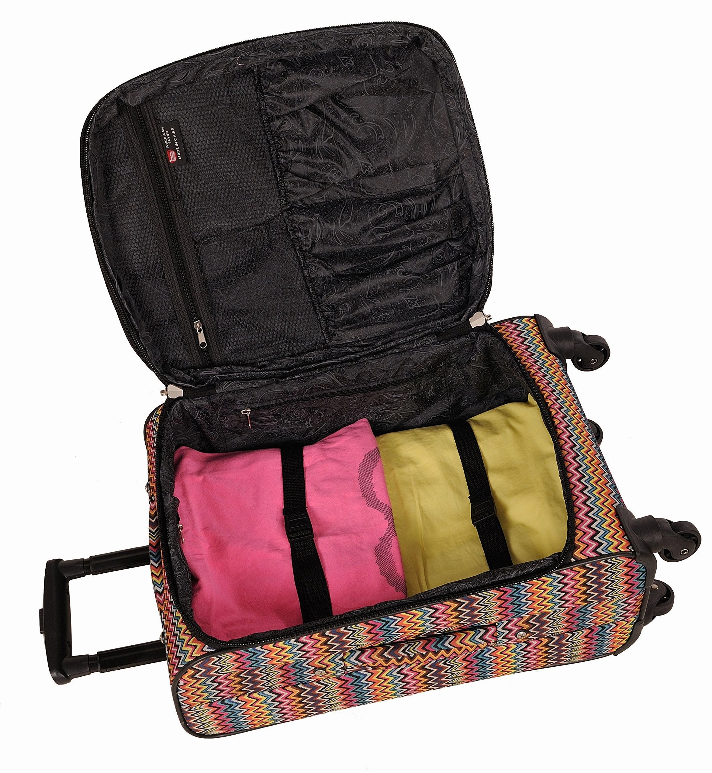 American Flyer Gold Coast 5 Piece Set 4-Wheel Luggage Sets