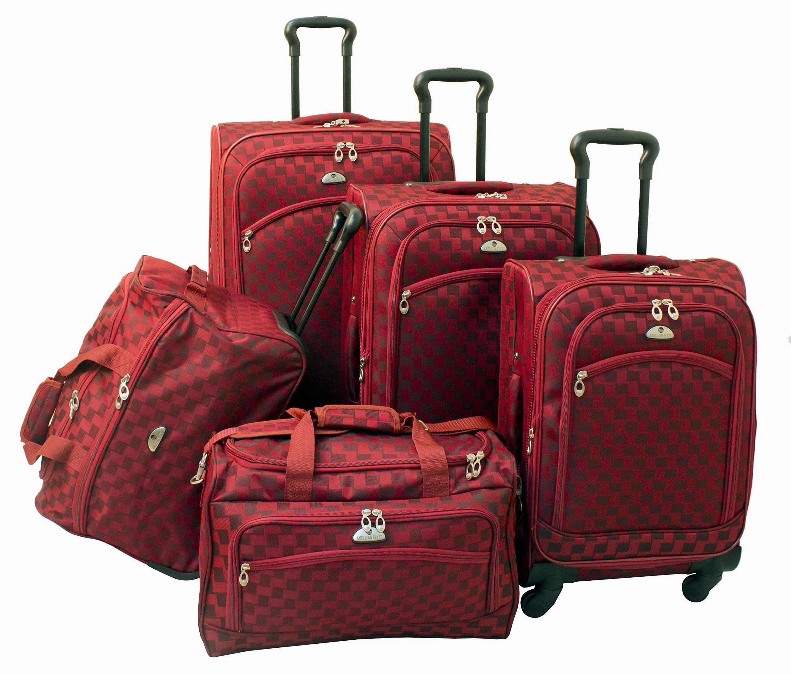 American Flyer Madrid 5 Piece Set 4-Wheel Luggage Sets