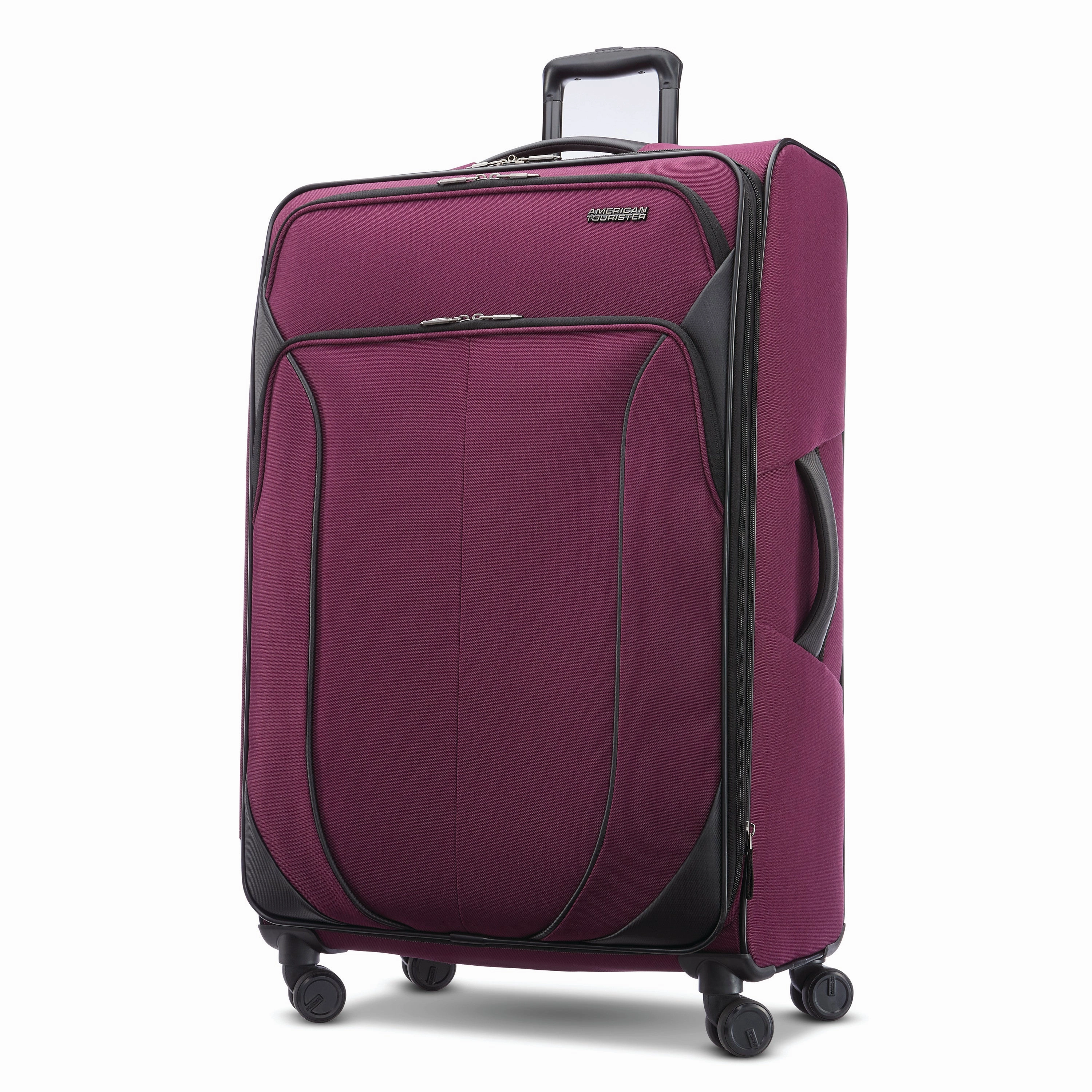 American Tourister 4 KIX 2.0 Softside Spinner Luggage, 28 Inch Checked Large