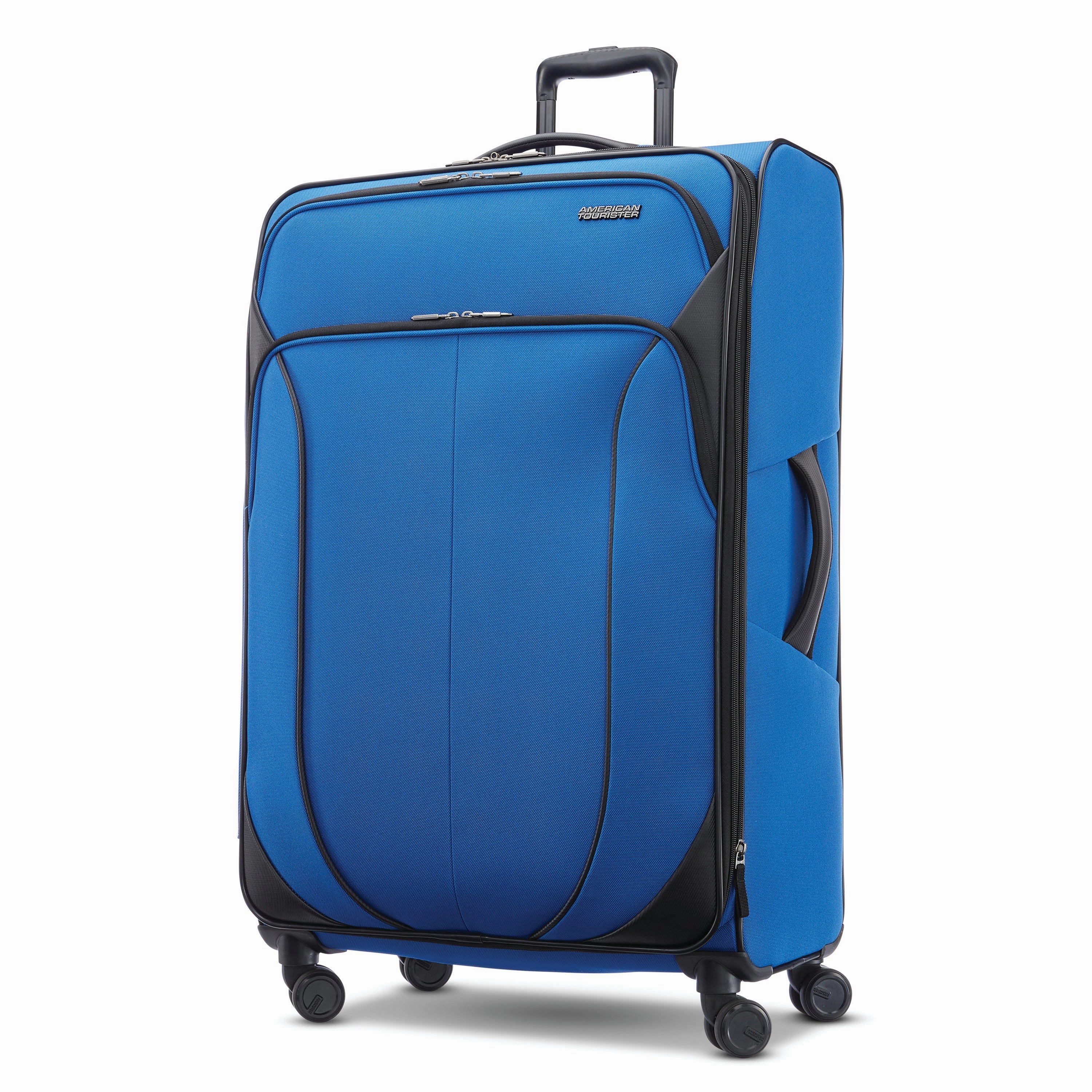 American Tourister 4 KIX 2.0 Softside Spinner Luggage, 28 Inch Checked Large