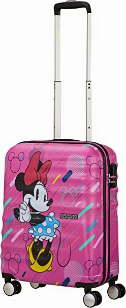 American Tourister Disney Wavebreaker Carry-On Spinner Luggage - Minnie Future Pop