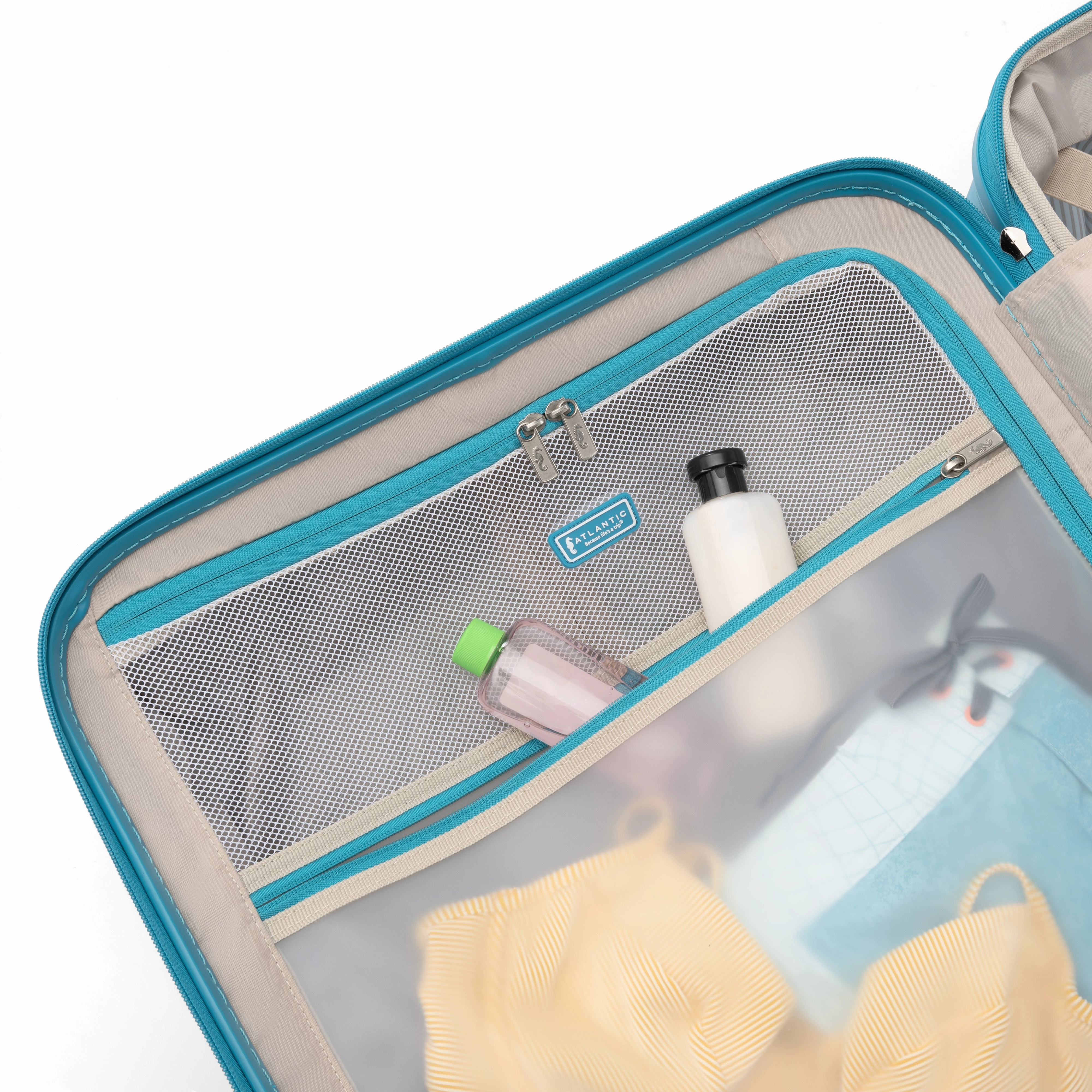 Atlantic 2 Pc Luggage Set - Carry-on & Convertible Medium to Large Checked Exp Hardside Spinners