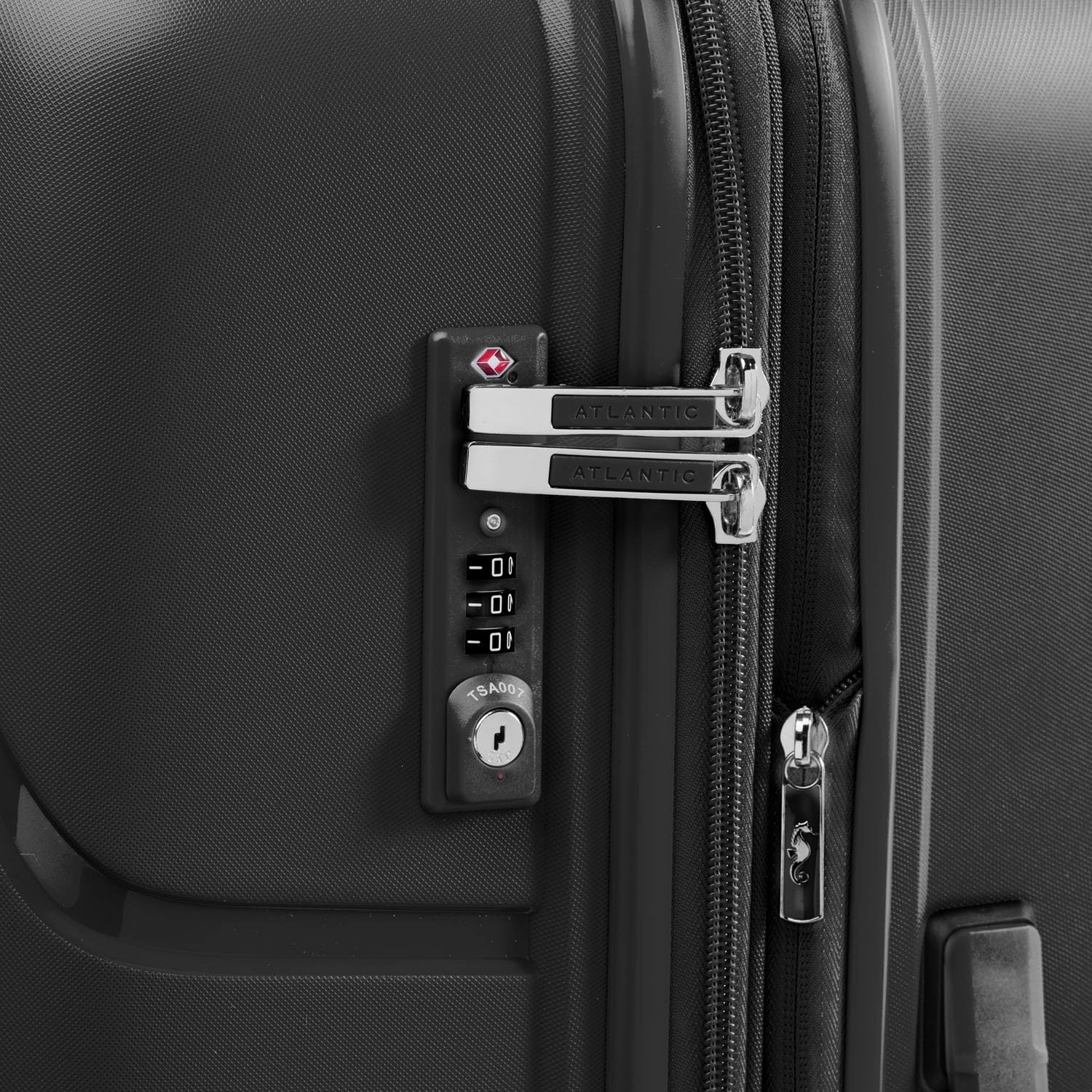 Atlantic 2 Pc Luggage Set - Carry-on & Convertible Medium to Large Checked Exp Hardside Spinners