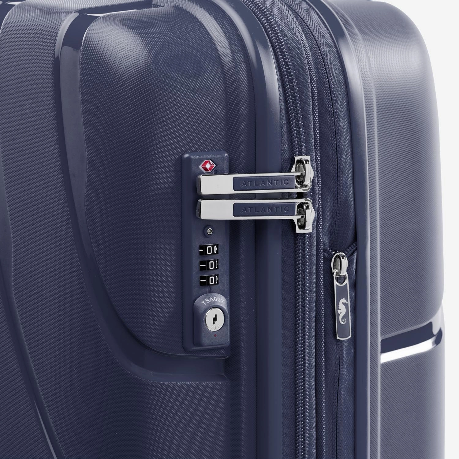 Atlantic Luggage Atlantic Convertible Medium to Large Checked Exp Hardside Spinner