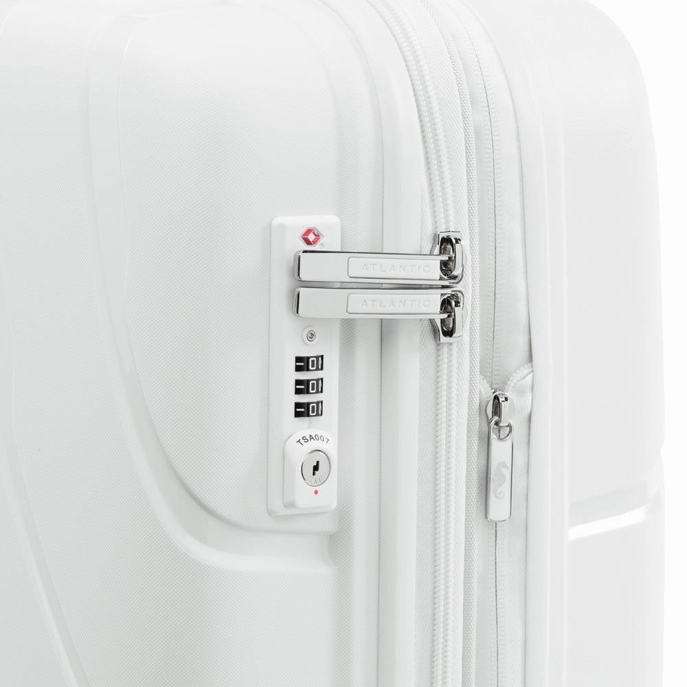 Atlantic Luggage Atlantic Convertible Medium to Large Checked Exp Hardside Spinner