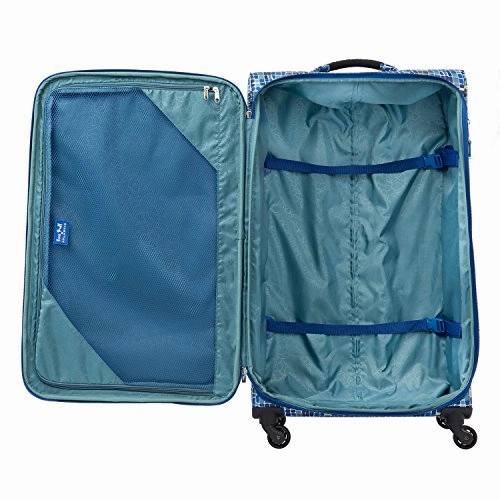 Atlantic Ultra Lite 4 | 24 And 28-Inch Expandable Spinners, Travel Pillow (Watercolor Blue)