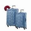 Atlantic Ultra Lite 4 | 24 And 28-Inch Expandable Spinners, Travel Pillow (Watercolor Blue)
