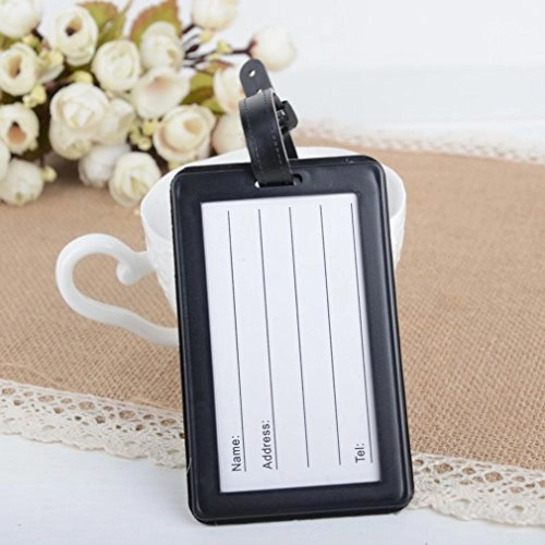 AutumnFall New Suitcase Luggage Tags ID Address Holder Silicone Identifier Label (Sky Blue)