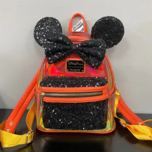 BACKPACK by LOUNGEFLY In IRIDESCENT ORANGE, Size: MEDIUM