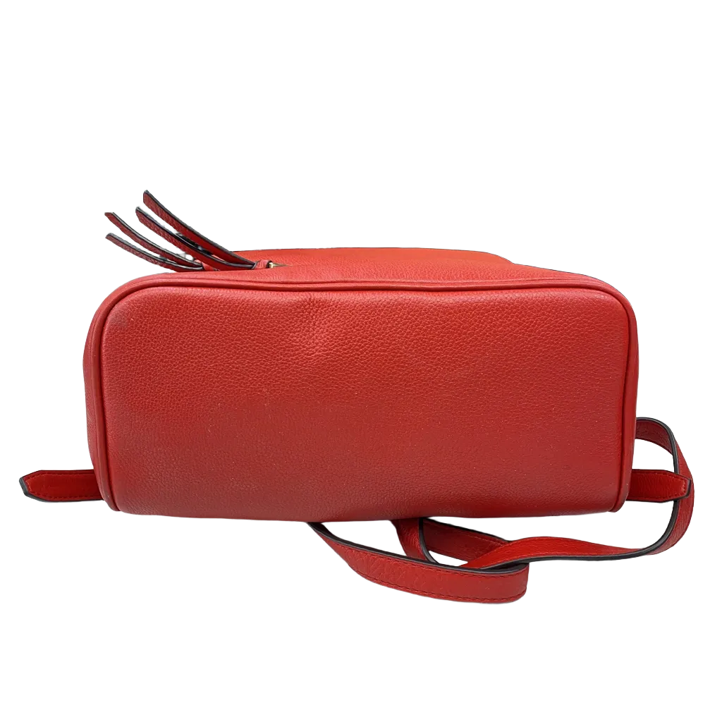 Backpack Designer By Michael Kors in Red Size: Medium