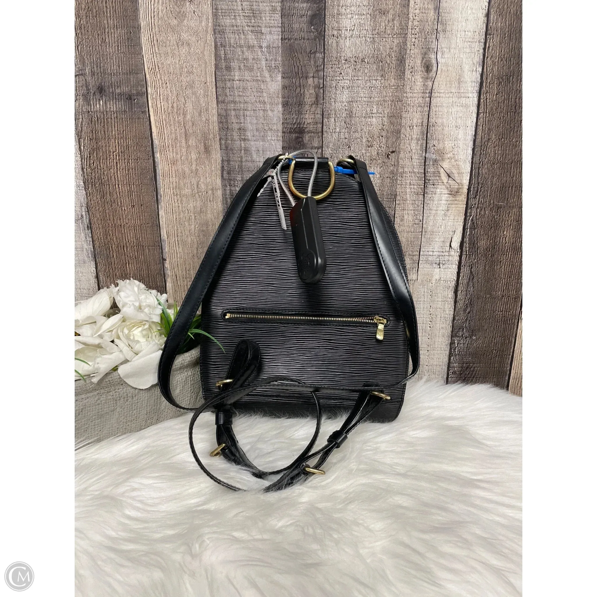 Backpack Luxury Designer By Louis Vuitton, Size: Small