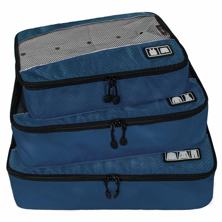 BAGSMART Travel Accessories Bag 3 Pcs/Set Packing Cubes Polyester Bags For Clothes Luggage