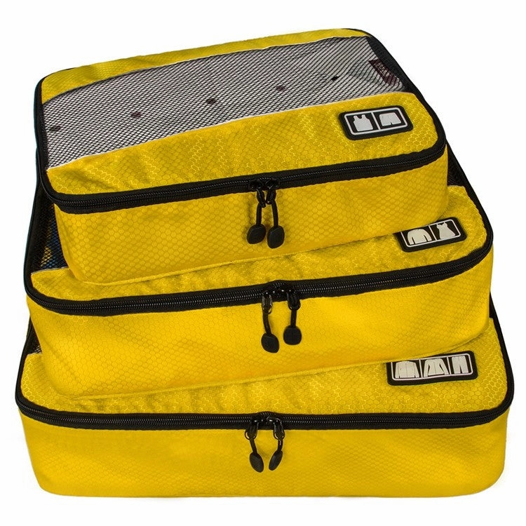 BAGSMART Travel Accessories Bag 3 Pcs/Set Packing Cubes Polyester Bags For Clothes Luggage