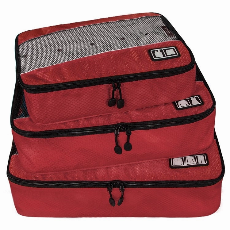BAGSMART Travel Accessories Bag 3 Pcs/Set Packing Cubes Polyester Bags For Clothes Luggage