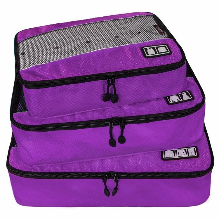 Bagsmart Travel Accessories Bag 3 Pcs/Set Packing Cubes Polyester Bags For Clothes Luggage