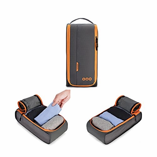 BAGSMART Travel Packing Cubes 3 Sizes Portable Luggage Organizer for Carry-on Accessories, 6 Sets