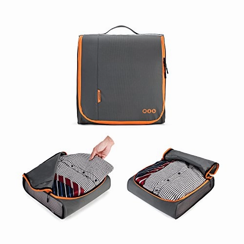 BAGSMART Travel Packing Cubes 3 Sizes Portable Luggage Organizer for Carry-on Accessories, 6 Sets