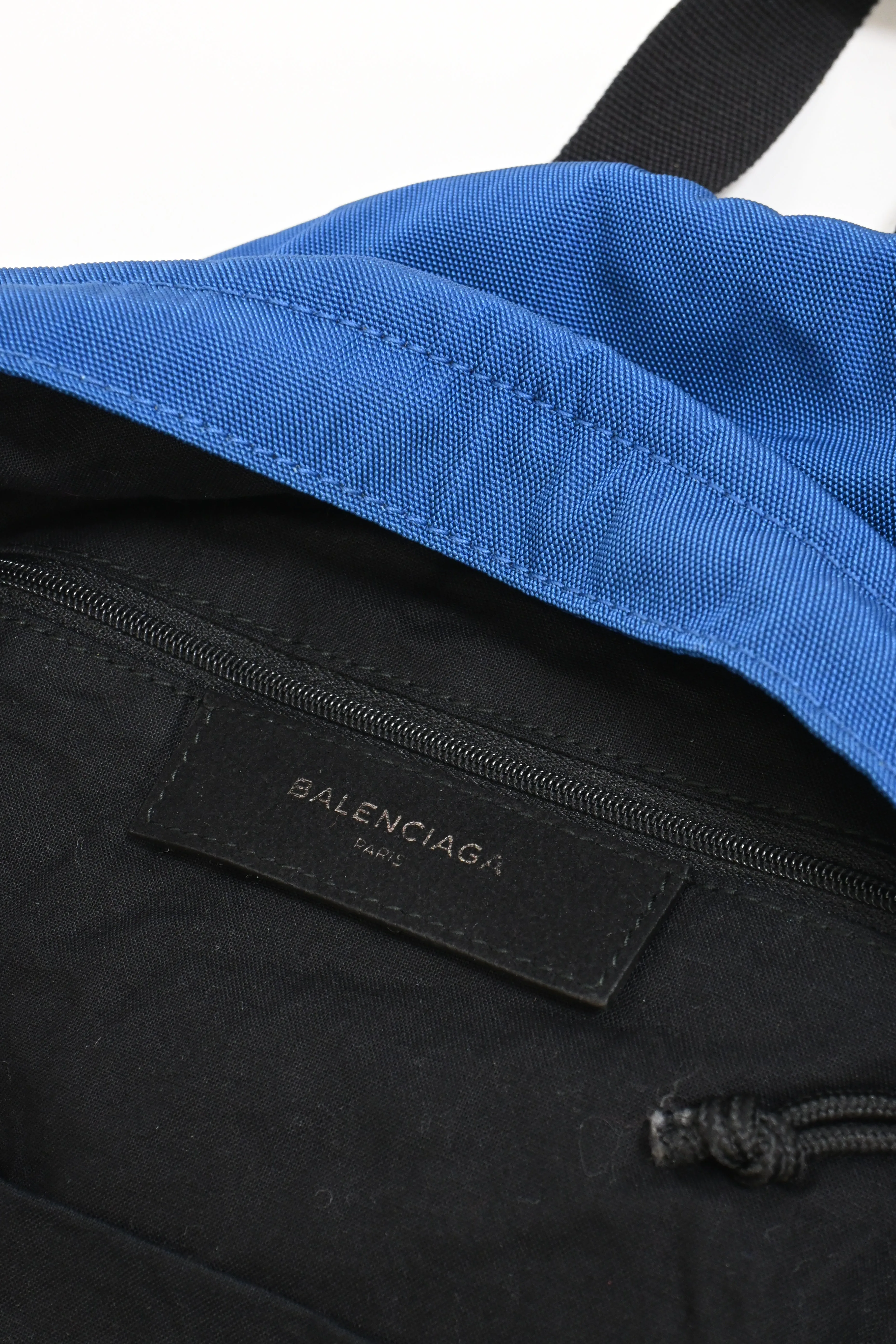 Balenciaga Explorer Backpack in Blue Nylon