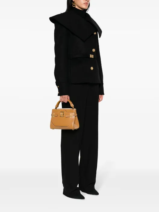 Balmain B-Buzz 22 leather tote bag