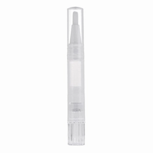 Baoblaze 5Pcs/Kit Portable Travel Eyelash Lip Gloss Tube Nail Cuticle Oil Teeth Whitening Twist Pen