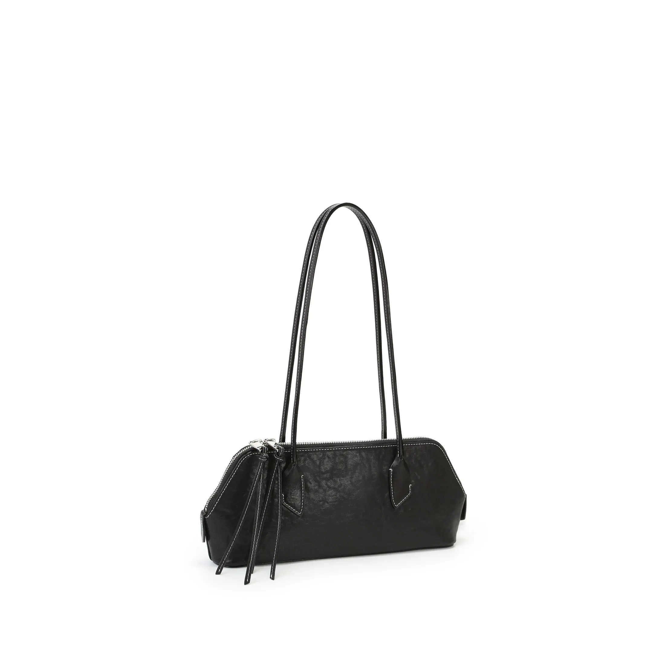 Bashour Baguette Bag - Black