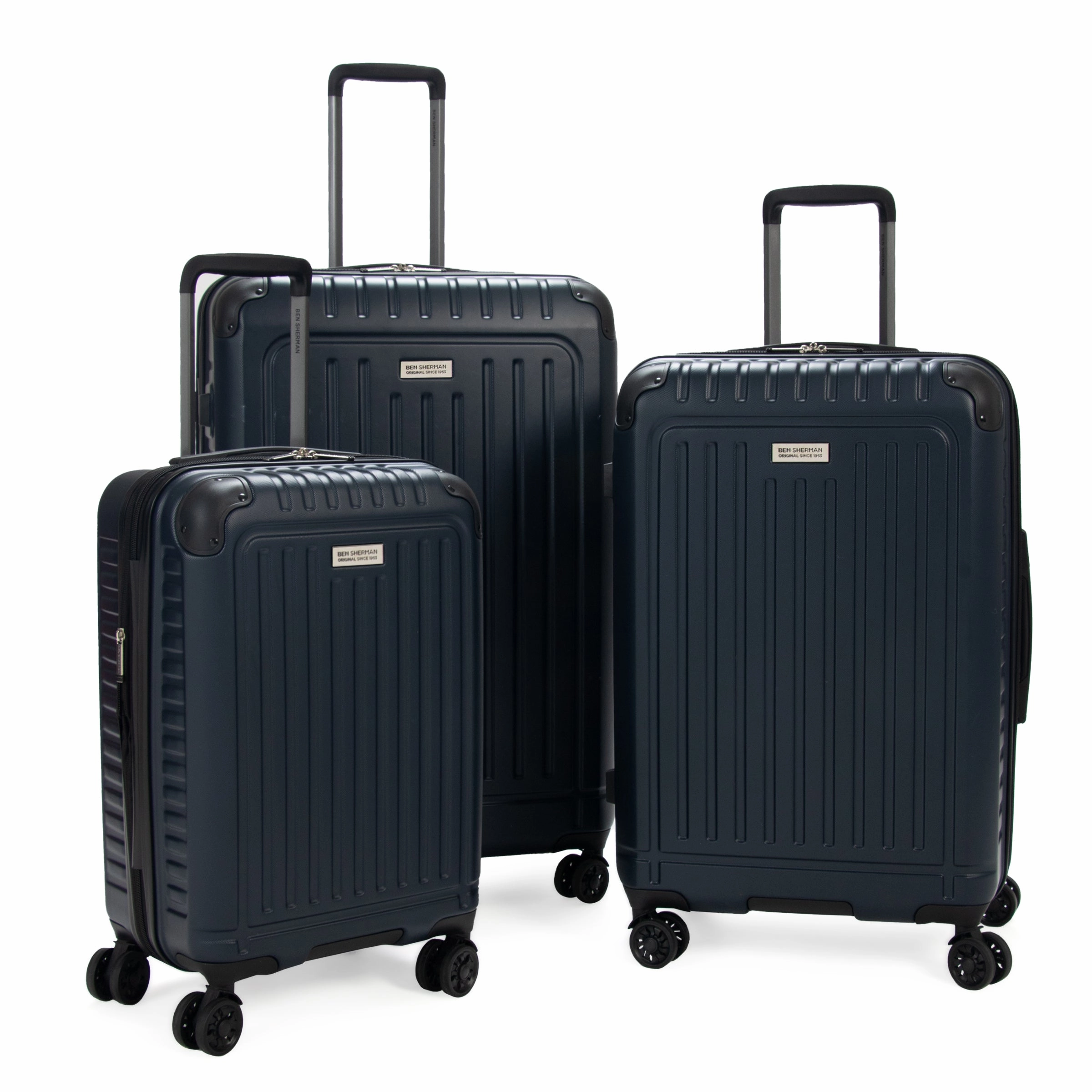 Ben Sherman Sunderland 3 Piece Set (20", 24", & 28") Hardside Expandable Luggage Set