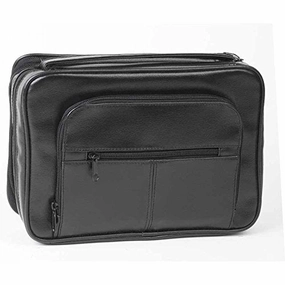 Bible Cover - Deluxe Organizer W/Study Kit-Lrg Black