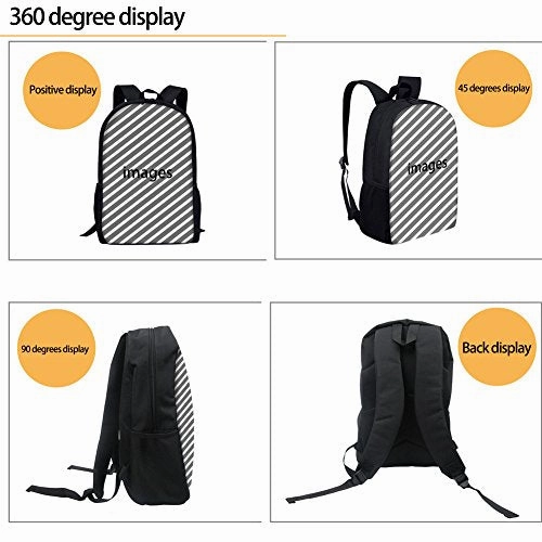 Bigcardesigns Dachshund Fashion Travel Shoulder Bag Kids Schoolbag Sports Backpack Unisex