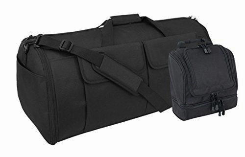 Black Code Alpha Hybrid Garment Duffel Bag And Toiletry Kit