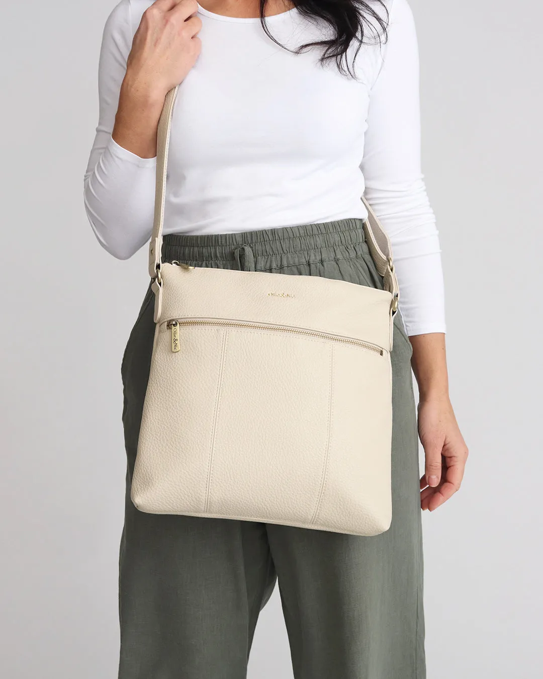 Blake Large Crossbody - Pebble