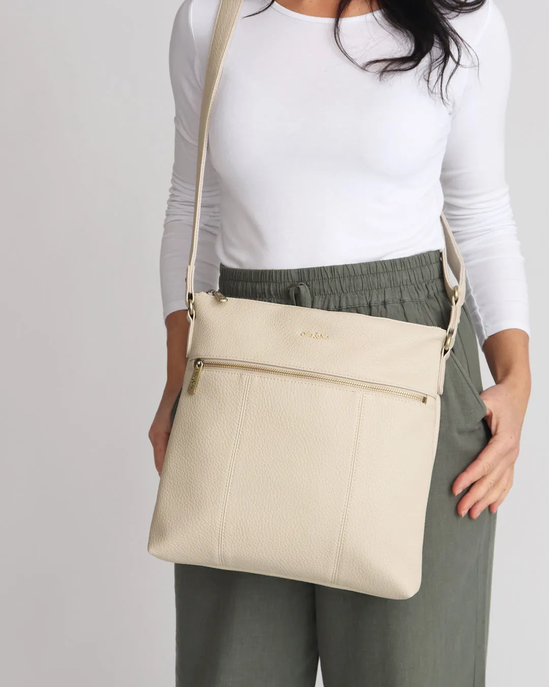 Blake Large Crossbody - Pebble