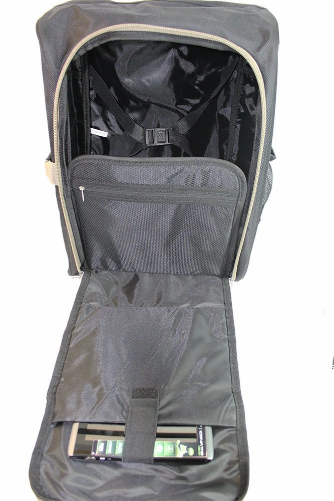 Boardingblue Personal Item under seat for the airlines of American, Frontier, Spirit, (Beige)